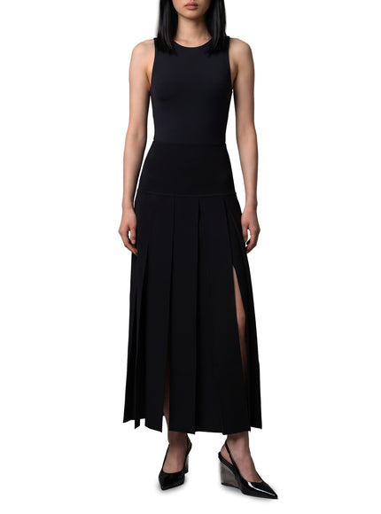 Alaia Pleated Midi Skirt