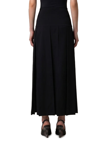 Alaia Pleated Midi Skirt