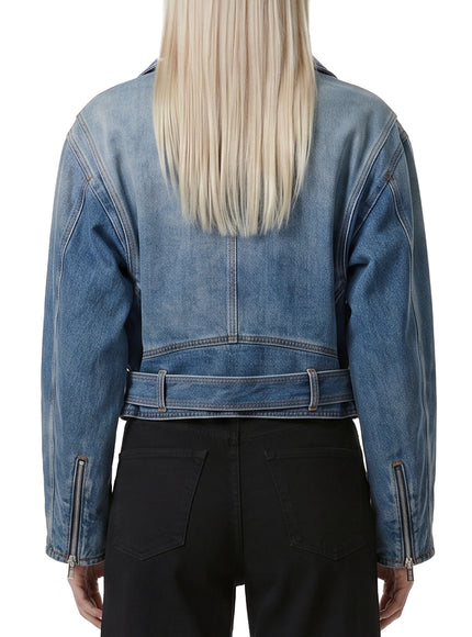 Alaia Reverse Denim Jacket