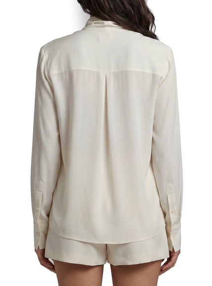 Federica Tosi V-neck Shirt With Scarf