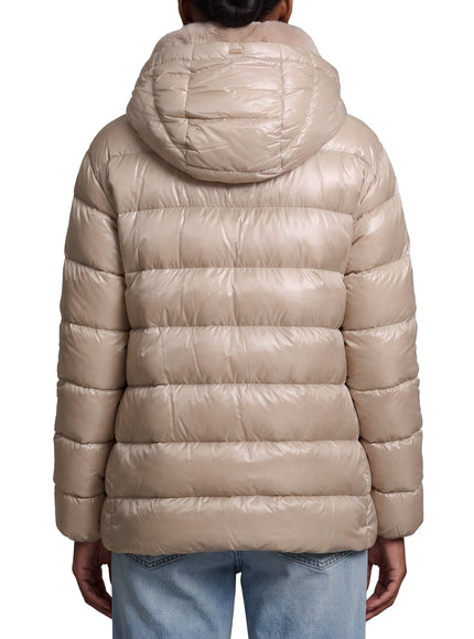 Herno Ultralight Down Jacket With Faux Fur