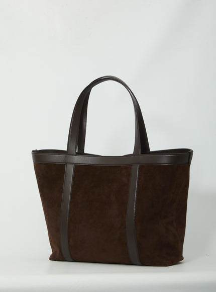 Dolce & Gabbana Suede Leather Shopping Bag