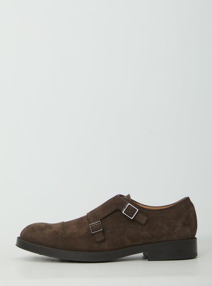 Tod's Double Monkstrap Shoes in Suede