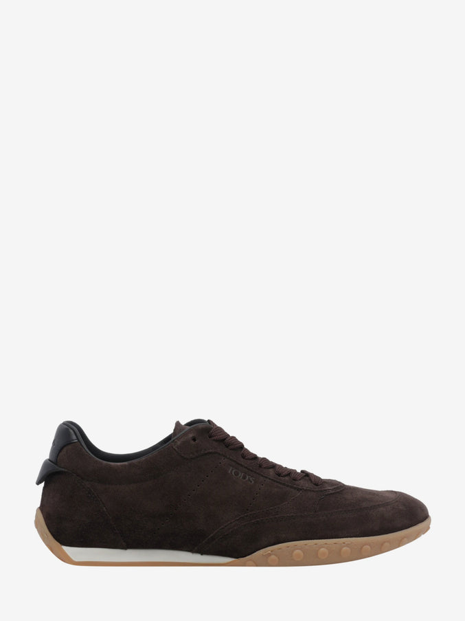 Tod's Moor Brown Suede Sneakers Brown