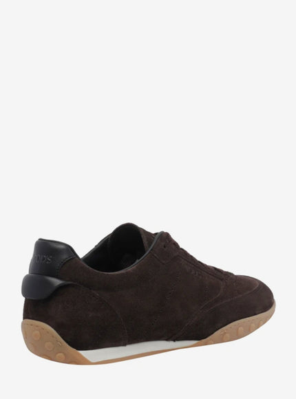 Tod's Moor Brown Suede Sneakers