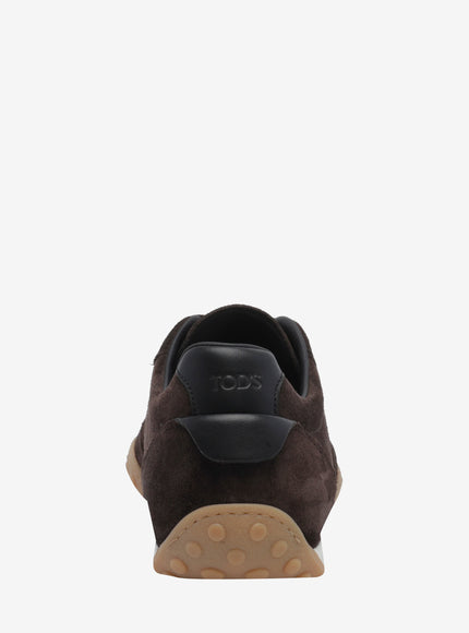 Tod's Moor Brown Suede Sneakers