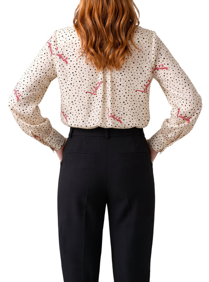 Valentino Garavani Silk Bollicine Plusdepois Shirt