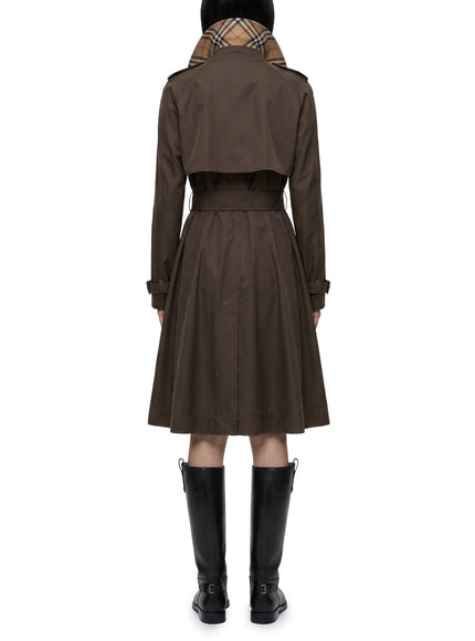 Burberry Long Pembury Trench Coat In Gabardine