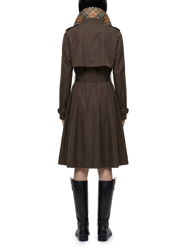 Burberry Long Pembury Trench Coat In Gabardine