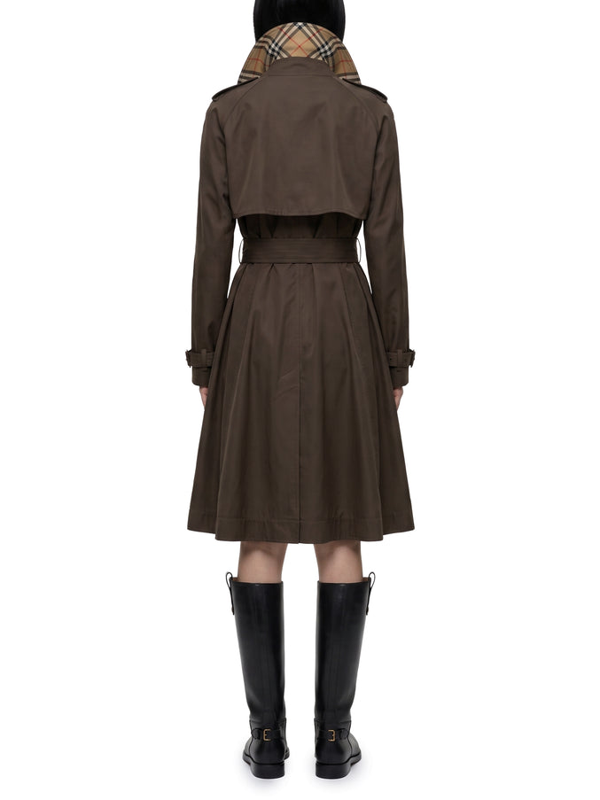 Burberry Long Pembury Trench Coat In Gabardine