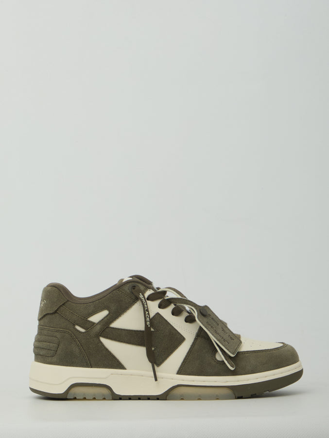 Off White Out Of Office Sneakers Green