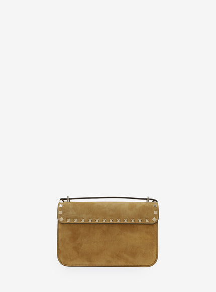 Valentino Garavani Rockstud Small Suede Crossbody Bag
