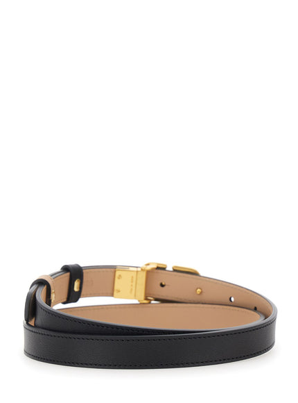 Valentino Garavani Valentino Garavani Vlogo Signature Reversible Leather Belt