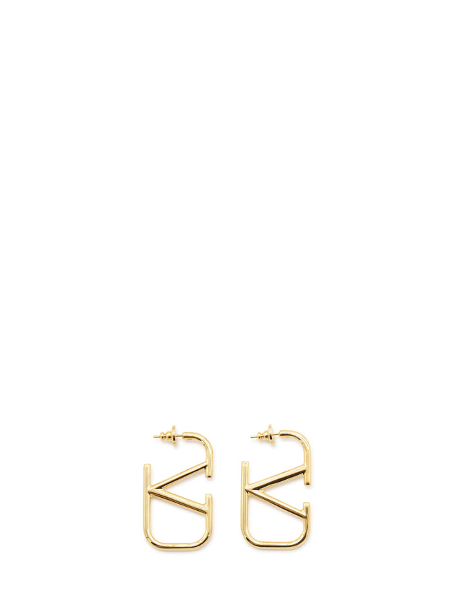 Valentino Garavani Vlogo Signature Metal Earrings