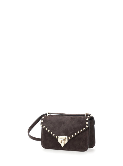 Valentino Garavani Rockstud Small Suede Crossbody Bag