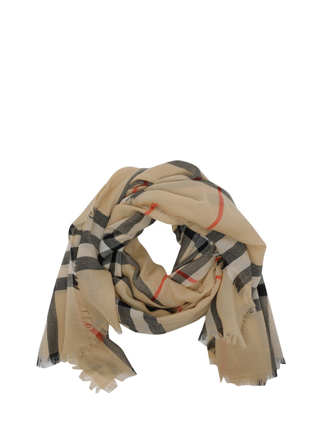 Burberry Check Wool Scarf