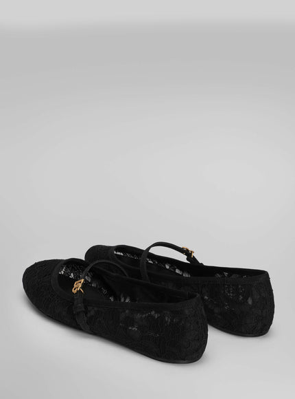 Dolce & Gabbana Taormina Lace Ballet Flats