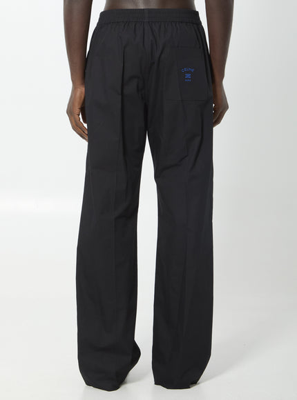 Celine Cotton And Linen Cloth Trousers
