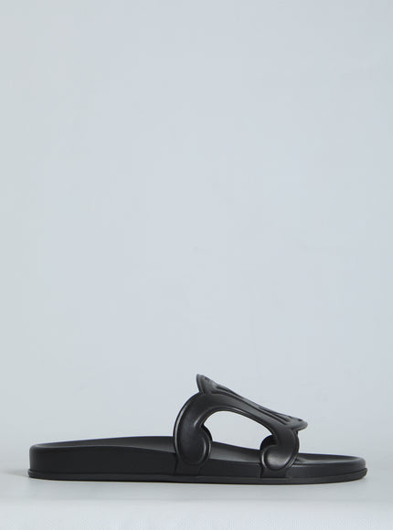 Celine Triomphe Slide Black