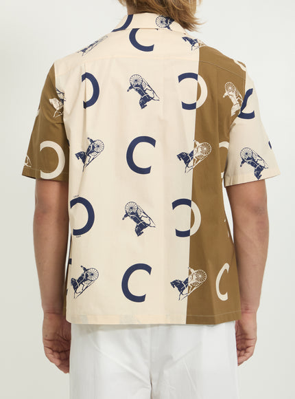 Celine Cotton Poplin Bowling Shirt