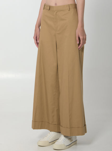 Celine Dock Pants In Cotton Twill