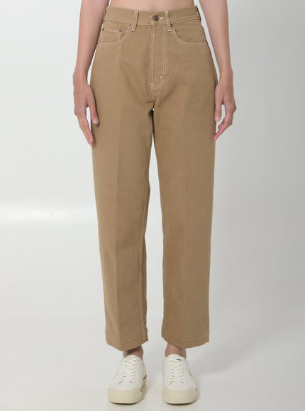 Celine Boyfriend 002 Denim Pants Beige