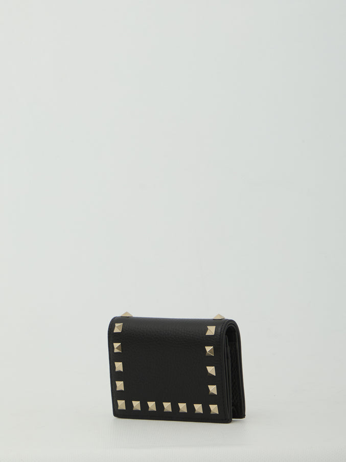 Valentino Garavani Rockstud Wallet QT Black
