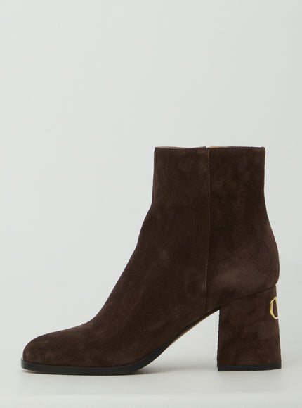 Valentino Garavani Fawcette Ankle Boots In Suede