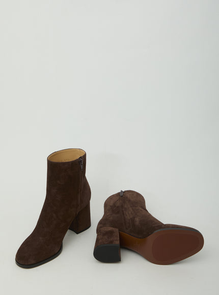 Valentino Garavani Fawcette Ankle Boots In Suede