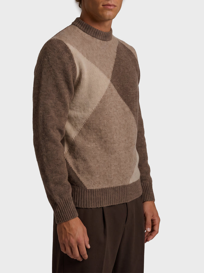 Ballantyne Beige Crewneck Pullover