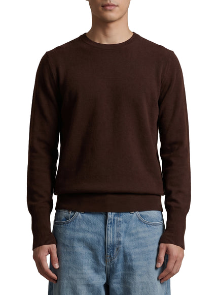 Ballantyne Tobacco Crewneck Pullover Brown