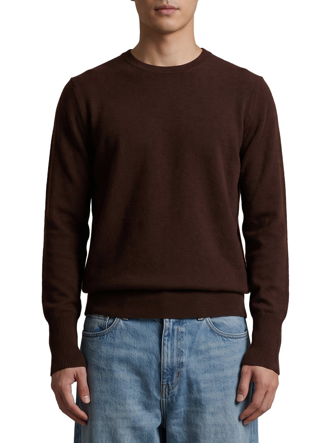 Ballantyne Tobacco Crewneck Pullover Brown