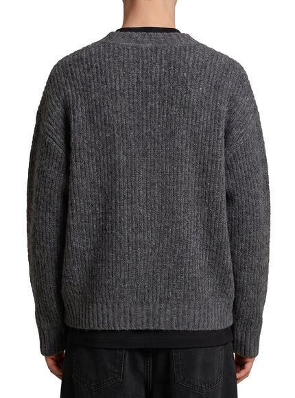 Roberto Collina Anthracite Wool Cardigan Over