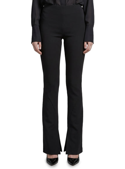 Federica Tosi Cady Trousers With Slit Black