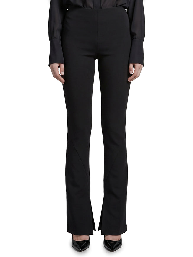 Federica Tosi Cady Trousers With Slit Black