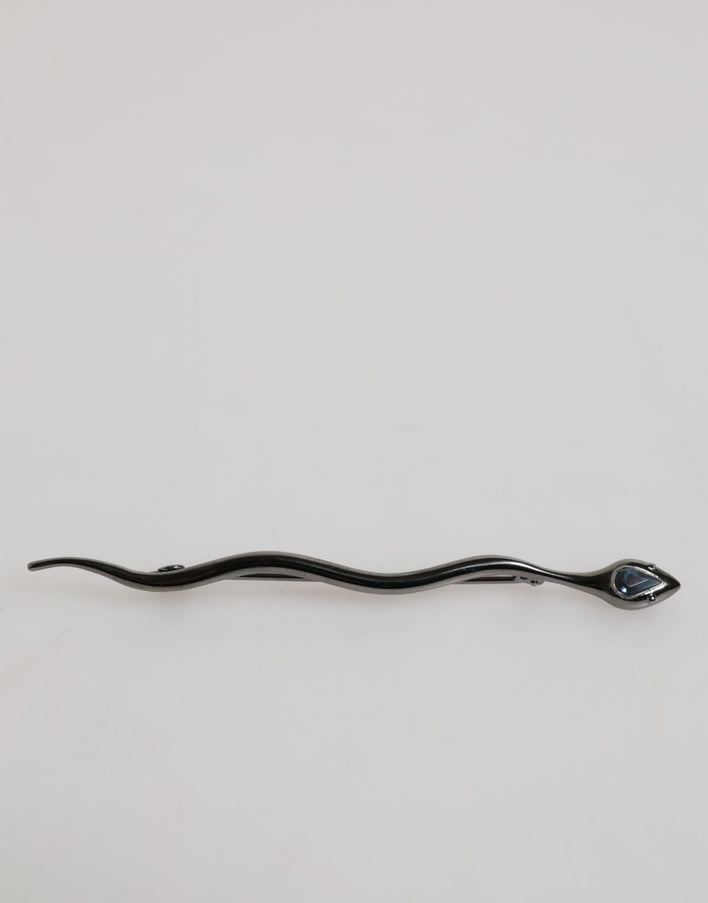 Dolce & Gabbana Crystal Spilla Serpente Brooch Pin