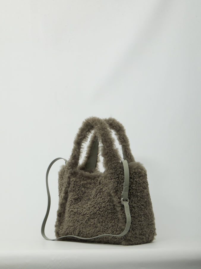 Stella Mccartney Teddy-effect Logo Tote Bag