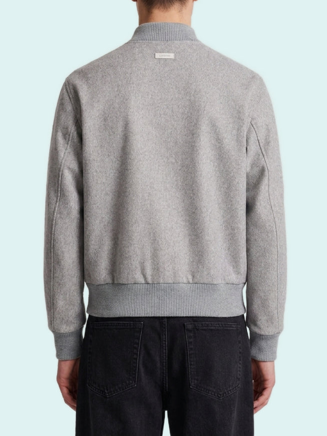Lardini Light Grey Teor Bomber Jacket