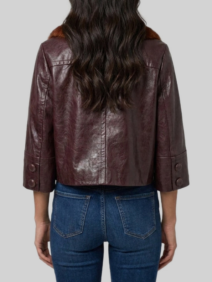 Chloe Short Leather Jacket