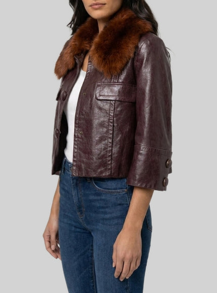 Chloe Short Leather Jacket
