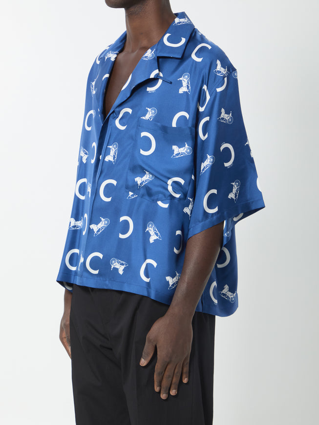 Celine Silk Twill Scout Shirt