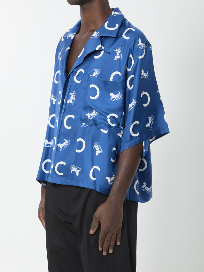 Celine Silk Twill Scout Shirt