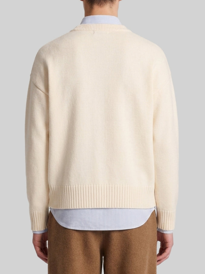 Ami Paris Ami De Coeur Crewneck Sweater