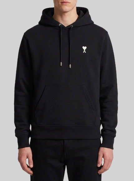Ami Paris Ami De Coeur Hoodie Black