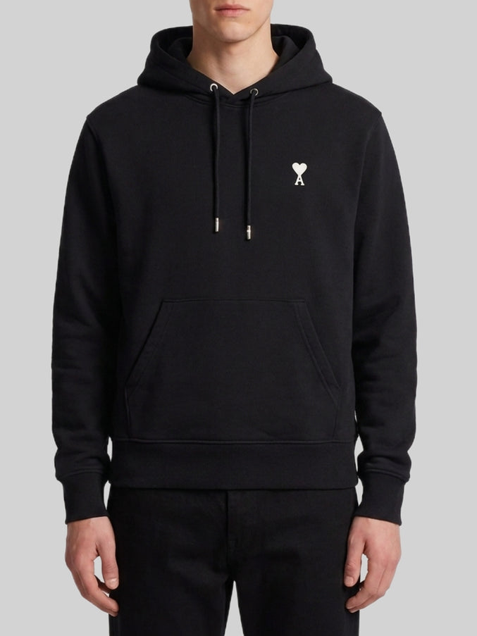 Ami Paris Ami De Coeur Hoodie Black