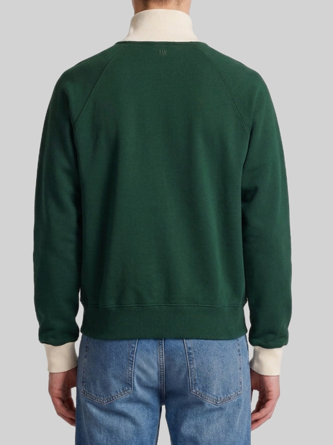 Ami Paris Ami De Coeur Zip-up Sweatshirt
