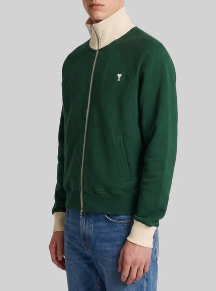Ami Paris Ami De Coeur Zip-up Sweatshirt