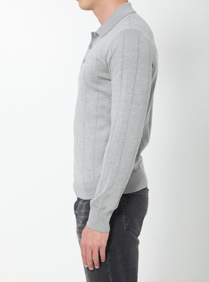 Celine Long-sleeve Triomphe Polo Shirt