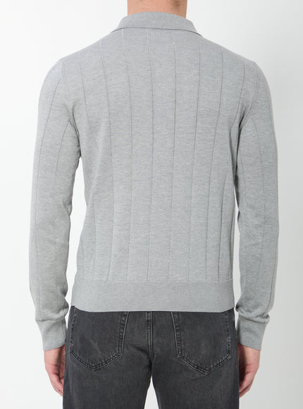Celine Long-sleeve Triomphe Polo Shirt