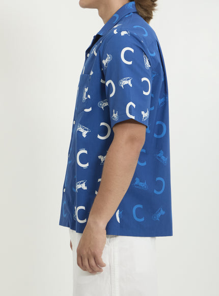 Celine Cotton Poplin Bowling Shirt